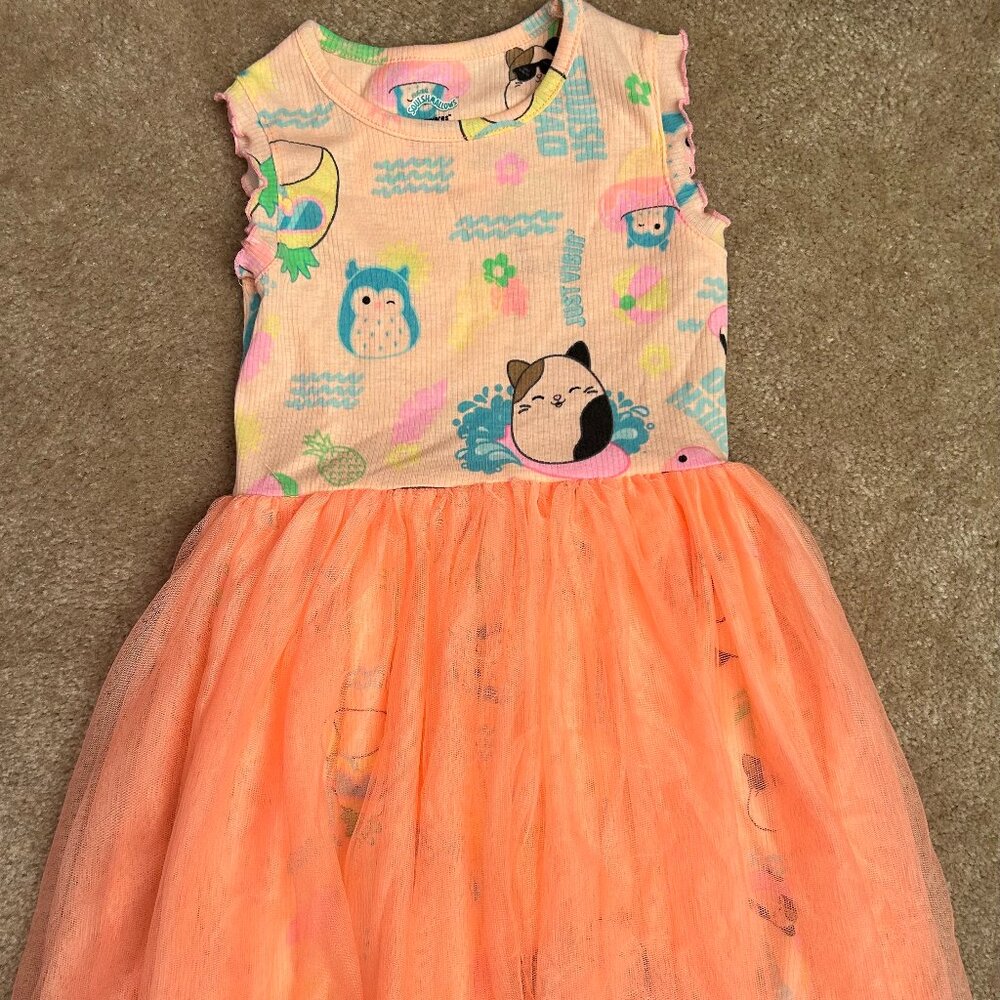 ADORABLE SQUISHMALLOWS TUTU PARTY DRESS XS 4/5 LIKE NEW